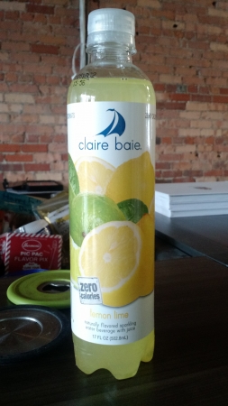 Claire Baie Naturally Flavored Sparkling Water Beverage With Juice Lemon Lime