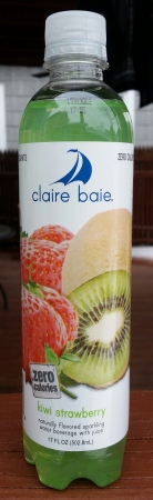 Claire Baie Naturally Flavored Sparkling Water Beverage With Juice Kiwi Strawberry