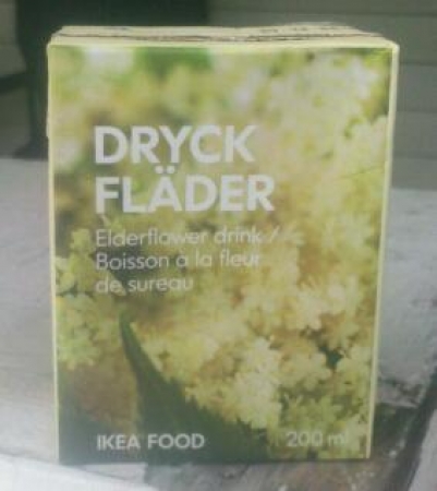 Ikea Dryck Flader Elderflower Drink