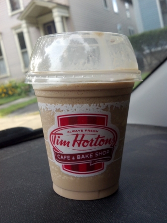 Tim Horton's Iced Cappuccino Mint Chocolate