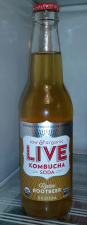 Live Kombucha Soda Revive Root Beer