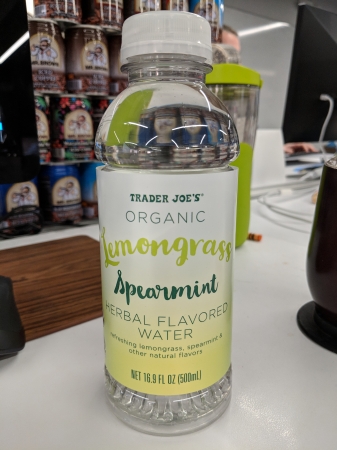 Trader Joe's Herbal Flavored Water Lemongrass Spearmint