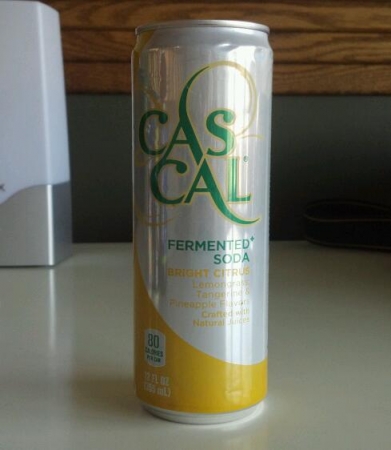 Cascal Fermented Soda Bright Citrus: Lemongrass Tangerine & Pineapple