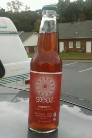 Steaz Sparkling Green Tea Raspberry