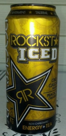 Rockstar Iced Peach + Tea + Electrolytes
