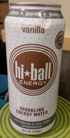 Hi Ball Sparkling Energy Water Vanilla