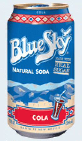 Blue Sky Natural Soda Cola