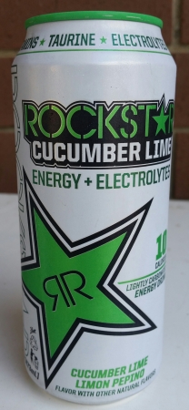 Rockstar Energy + Electrolytes Cucumber Lime