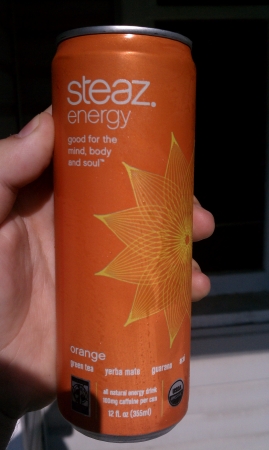 Steaz Energy Orange