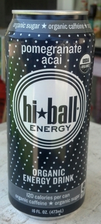 Hi Ball Organic Energy Drink Pomegranate Acai