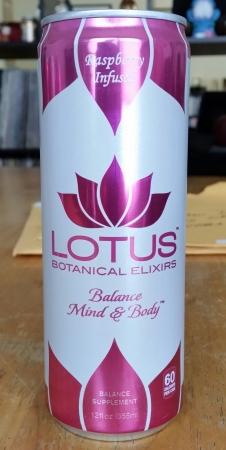 Lotus Botanical Elixers Balance Mind & Body Raspberry Infused
