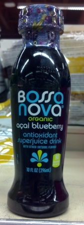 Bossa Nova Antioxidant Superjuice Drink Acai Blueberry