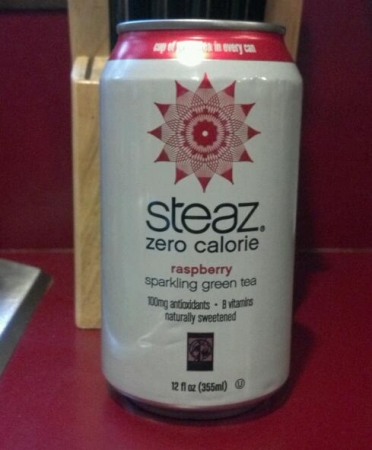 Steaz Sparkling Green Tea Zero Calorie Raspberry