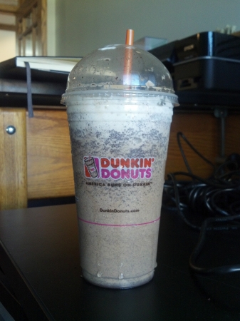 Dunkin' Donuts Coolatta Oreo in Coffee