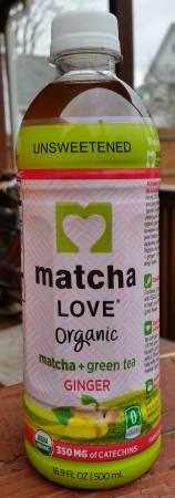 Matcha Love Organic Unsweetened Matcha + Green Tea Ginger