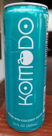 Komodo Carbonated Energy Beverage Made with Coconut Water