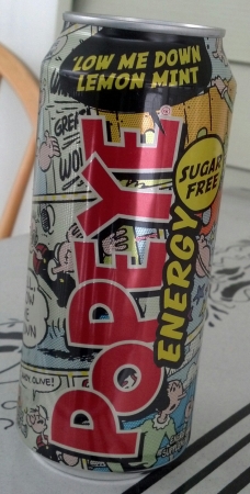 Popeye Sugar Free Energy 'low Me Down Lemon Mint