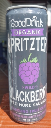 Good Drink Organic Spritzer Wild Blackberry