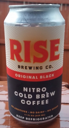 RISE Nitro Cold Brew Coffee Original Black