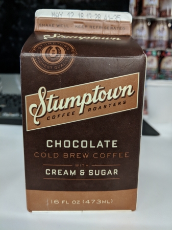 Stumptown Cold Brew Chocolate w/ Cream & Sugar
