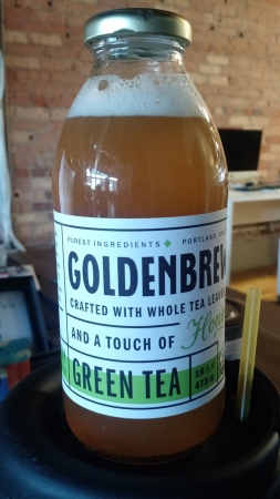 Goldenbrew Green Tea and a touch of Honey