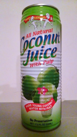 Amy & Brian All Natural Coconut Juice with Pulp