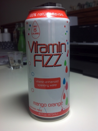 Vitamin Fizz Vitamin Enhanced Sparkling Water Mango Orange