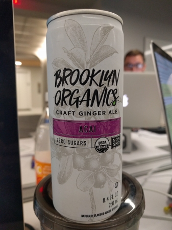 Brooklyn Organics Craft Ginger Ale Acai