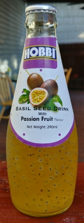 Hobbi Basil Seed Drink with Passion Fruit