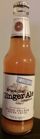 Bruce Cost BC Limited Blood Orange Meyer Lemon Ginger Ale