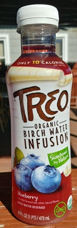 Treo Organic Birch Water Infusion Blueberry