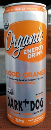 Dark Dog Organic Energy Drink Blood Orange