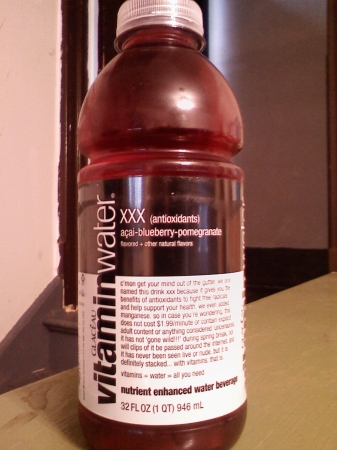 Glaceau Vitamin Water XXX