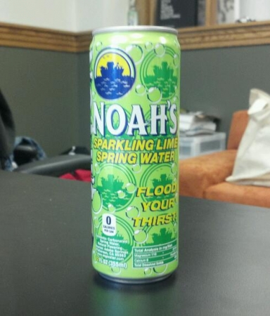 Noah's Sparkling Spring Water Lime