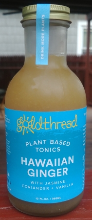 Gold Thread Plant Based Tonics Hawaiian Ginger with Jasmine, Coriander + Vanilla