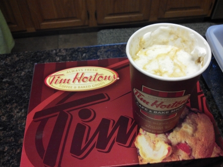 Tim Horton's Supreme Caramel Apple Cider