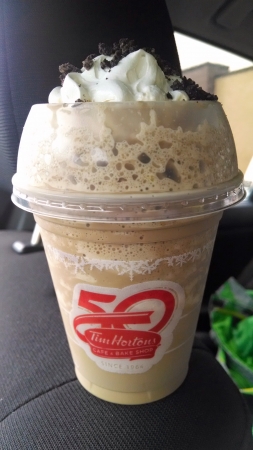 Tim Horton's Iced Cappuccino Oreo