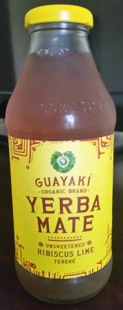Guayaki Yerba Mate Unsweetened Hibiscus Lime