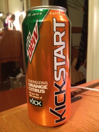 Mountain Dew Kickstart Orange