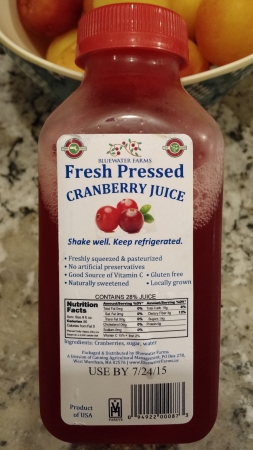 Bluewater Farms Fresh Pressed Cranberry