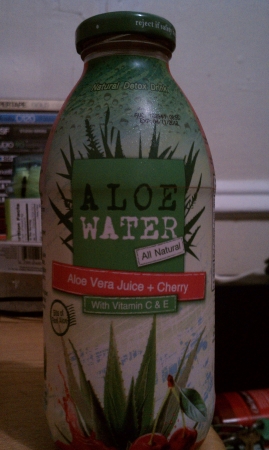 Aloe Water Natural Detox Drink Aloe Vera Juice + Cherry