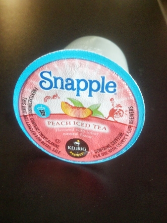 Snapple Keurig Peach Iced Tea