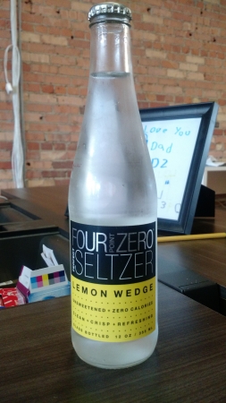 Four Point Zero Perfect Seltzer Lemon Wedge