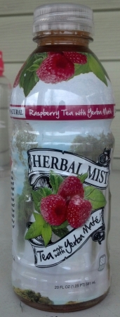 Herbal Mist Tea made with Yerba Mate Raspberry