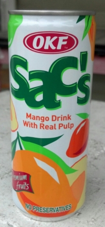 OKF Sac's Mango Drink with Real Pulp