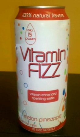 Vitamin Fizz Vitamin Enhanced Sparkling Water Melon Pineapple