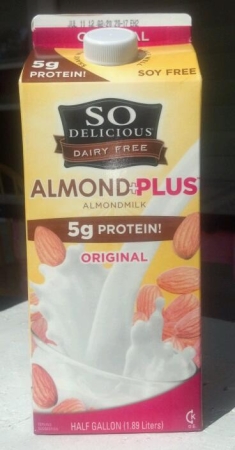 So Delicious Almond Milk Almond Plus