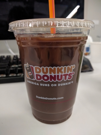 Dunkin' Donuts Iced Coffee Thin Mint