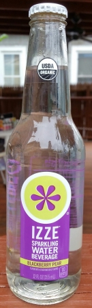 Izze Sparkling Water Beverage Blackberry Pear