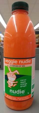 Nudie Veggie Nudie Carrot Apple Orange Ginger